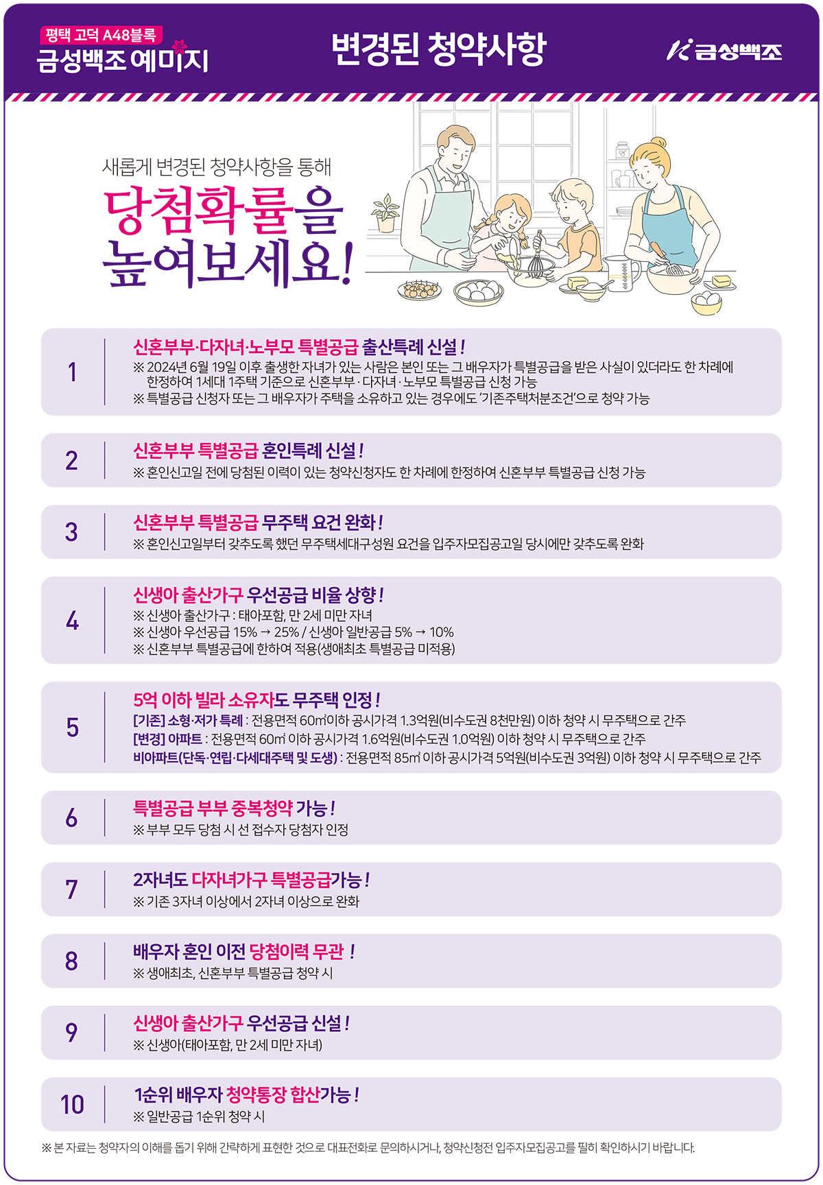 달라지는 청약제도